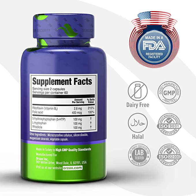 ORZAX 5-HTP COMPLEX - Image 2