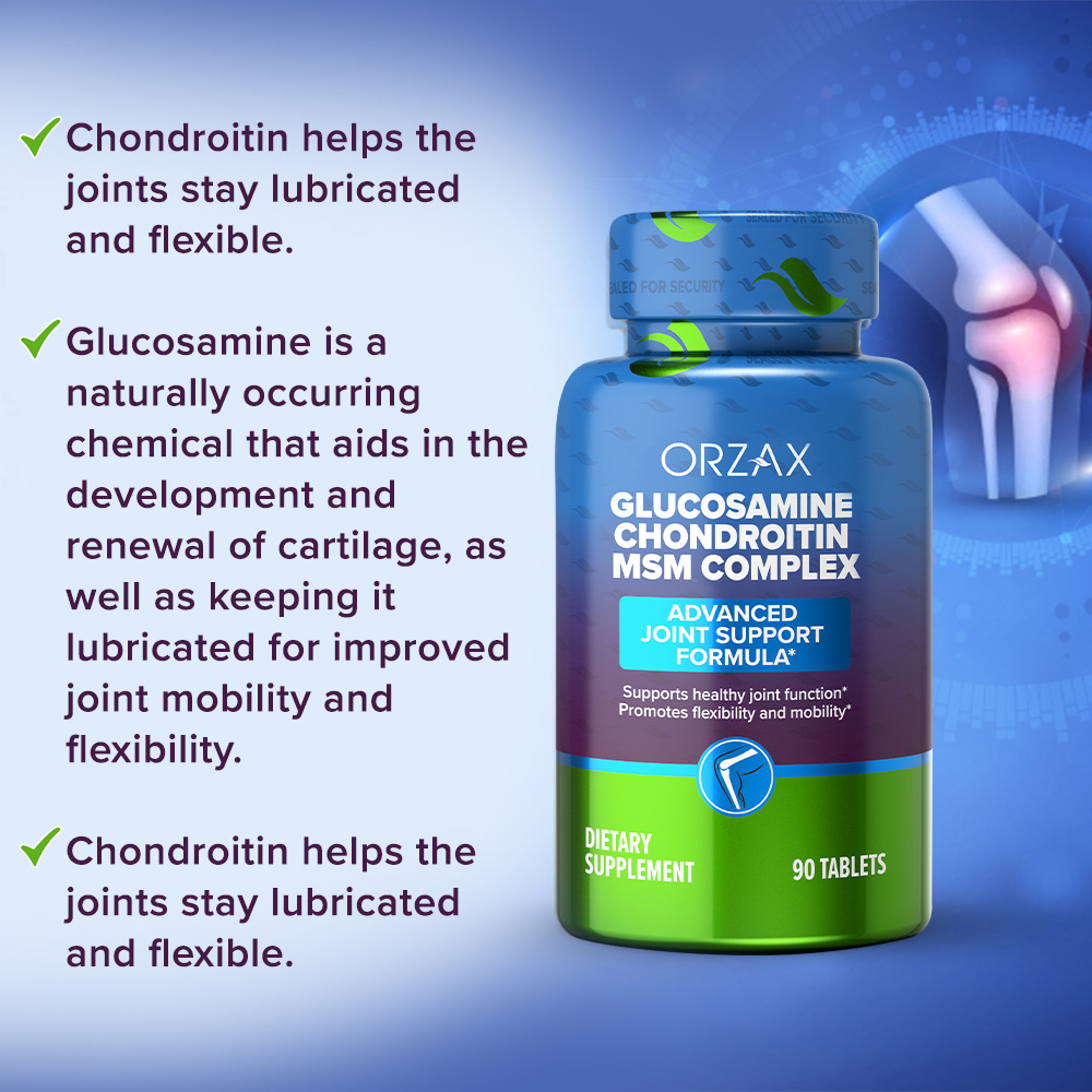 ORZAX GLUCOSAMINE CHONDROITIN MSM COMPLEX - Image 6